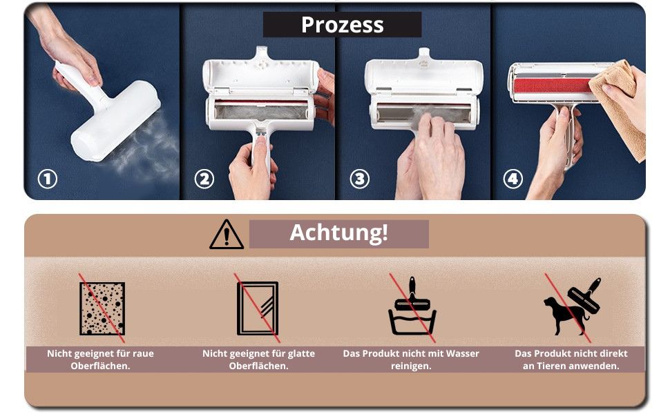 Professionelle Fusselrolle für ein sauberes Zuhause